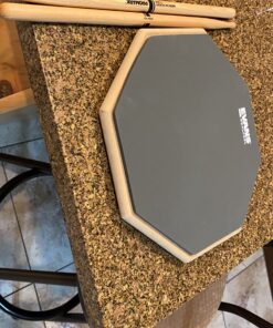 Evans RealFeel - Drum Practice Pad - Drum Pad - Drummer Practice Pad - Gum Rubber & Neoprene, 2 Sided, 12 Inch 2-Sided 30 81FPX5A2RNL