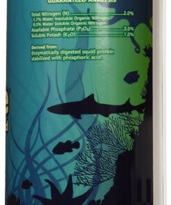 General Hydroponics GH5352 BioMarine Enzymatically Digested Fish Protein, Quart 5 81FQf1TejyL