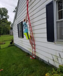 Kidde Fire Escape Ladder, 2-Story Rope Ladder, Extends to 13-Feet, Anti-Slip Rungs 13-Foot 77 81FS zEclxL