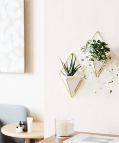 Alternative view of Umbra Trigg Small Wall Display White-brass Casual, Modern, Elegant