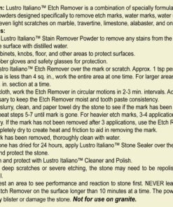 Lustro Italiano Etch Remover, 8 Ounce cleaning agent 41 81FVC2XAghL
