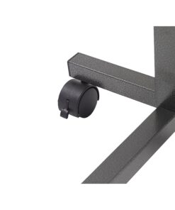 Drive Medical 13067 Adjustable Non Tilt Top Overbed Table With Wheels for Hospital and Home Use, Standing Desk, Walnut Silver Vein 24 81FVDNnQT1L