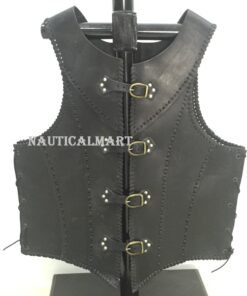 Alternative view of NauticalMart Medieval Black Leather Wearable Armor Jacket