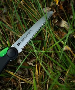 Hooyman Extendable Tree Saw with Compact Design, Detachable Handsaw and Telescoping Pole, No-Slip H-Grip, Impulse Hardened Teeth, and Wrist Lanyard for Tree Trimming, Hunting, Camping, and Outdoors 10ft Extendable Saw 17 81FVREXVnIL