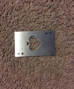 Bottle Opener-Stainless Steel Credit Card Size Casino Bottle Opener for Your Wallet-2 pcs Poker 2 Pcs 11 81FVrc1vhCL 1