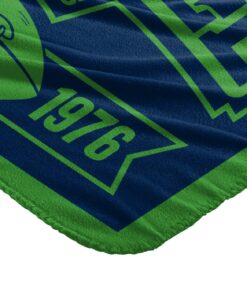 Alternative view of Northwest NFL Unisex-Adult Fleece Throw Blanket Seattle Seahawks 50" x 60" Marque