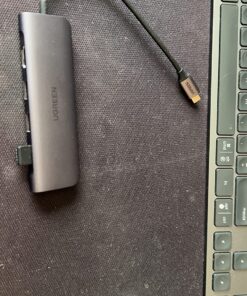 UGREEN Revodok 106 USB C Hub 6 in 1 USB C Dongle 4K HDMI, 3 USB 3.0 Ports, SD/TF Card Reader Compatible with MacBook Pro, MacBook Air, iPad, iPhone 15 Pro/Pro Max. Grey Space Grey 35 81FWr8nPNNL