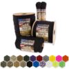 TOUGH-GRID Premium 750lb Paracord 100% Nylon Type IV Mil-Spec Parachute Cord - Certified MIL-C-5040H - UV/Abrasion Resistant - Heavy Duty Strands - Made in USA and Used by US Military Black 100Ft. (Coiled in Bag) 40 81FWt44OUaL