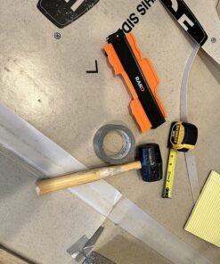 RAK Contour Gauge - Christmas Gifts for Dad - 10 Inch Edge Profile Measuring Tool with Lock - Adjustable Irregular Shape Outline of Flooring, Laying Tile, Woodwork, Construction - Stocking Stuffers 17 81FWx2TNVIL