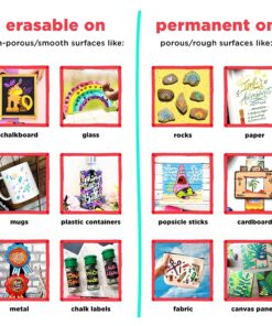 Fine Tip Chalkboard Chalk Markers (8 Pack 3mm) Classic Earth Color Ink - Erasable Dry Erase Marker Pens for Blackboards, Bistro, Window | 3mm Reversible Bullet & Chisel Point 3mm Fine Tip - Earth / Classic 24 81FXIZMBIgS 2