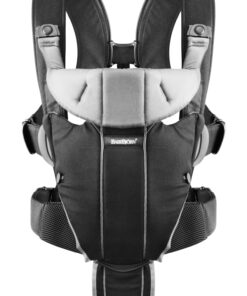 Alternative view of BABYBJORN Baby Carrier Miracle - Black/Silver, Cotton