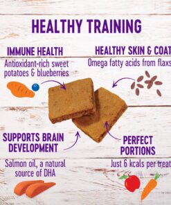 Alternative view of Wellness Soft Puppy Bites Natural Grain-Free Treats for Training, Dog Treats with Real Meat and DHA, No Artificial Flavors (Lamb & Salmon, 3-Ounce Bag) Soft Treats Lamb & Salmon 3 oz