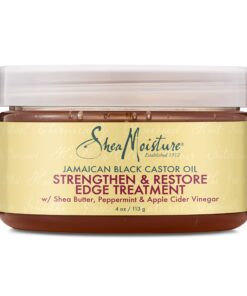 SheaMoisture Jamaican Black Castor Oil Strengthen & Restore Edge Treatment, 4 Oz, Pack of 2 4 Fl Oz (Pack of 2) 10 81FYgFYELPL