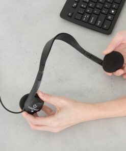 Egghead- 1000 Black Stereo Headphones Single 16 81FYnWzHYlL