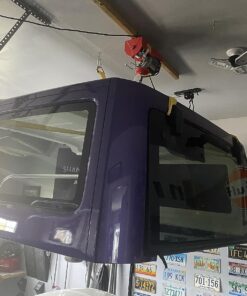 Partsam 440Lbs Lift Electric Hoist Crane Remote Control Power System, 110V Electric Hoist Zinc-Plated Steel Wire Overhead Crane Garage Ceiling Pulley Winch w/Straps (w/Emergency Stop Switch) 46 81FZosDguzL