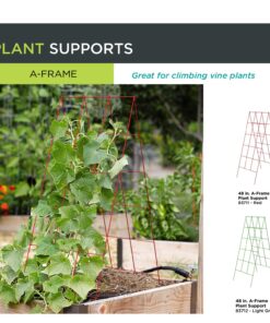 Alternative view of Panacea Products (83712) 46" x 18" A Frame Light Green Trellis 1