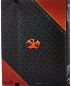 Alternative view of Ultra Pro Pokemon: Charizard 9-Pocket Full-View PRO Binder Red