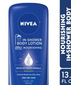 NIVEA Nourishing In Shower Lotion, Body Lotion for Dry Skin, 13.5 Fl Oz Bottle 19 81FbtnPF1ZL