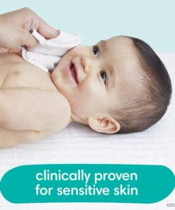 Pampers Sensitive Baby Wipes - Baby Wipes Combo, 84 Count (Pack of 12), Water Based, Hypoallergenic and Unscented (Packaging May Vary) 84 Count (Pack of 12) 17 81Fc8 Sbn L 1