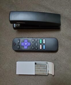 Amazon Basics Stapler with 1000 Staples, Office Stapler, 25 Sheet Capacity, Non-Slip, Black 1-Pack 33 81FcQbC8eL