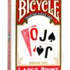 Bicycle Large Print Playing Cards (Color May Vary) 30 81FccSr3jHL