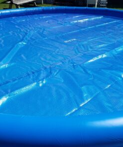 INTEX 28014E Solar Pool Cover: For 16ft Round Easy Set and Metal Frame Pools – Insulates Pool Water – Reduces Water Evaporation – Keeps Debris Out – Reduces Chemical Consumption 16 ft 36 81Fd0nkWX6L