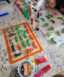 Free Hand Writer Bottles - 6 Easy Small Squeeze Bottles - 3 Each (1 and 2 Ounce) - Cookie Cutters, Cake and Baking Decoration, Food Coloring & Royal Icing Supplies for Writing (6 bottles) 6 Pieces 43 81FdTAMe77L