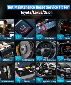 Alternative view of FOXWELL NT710 Fit for Toyota Lexus Scion OBD2 Scanner Diagnostic Tool, Full System Bidirectional Scan Tool Fit for Toyota, All Service Battery Registration TPMS ECU Coding, Upgraded NT510 Elite