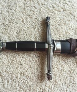 Tomahawk Sword Black Prince or Middle Ages Broadsword Options | 17" Stainless Steel Blade | Historical Collection Items for Display | Faithful Recreations of Legendary Weapons | Scabboard or Sheath Black Prince Sword 19 81FeC4UaMhL