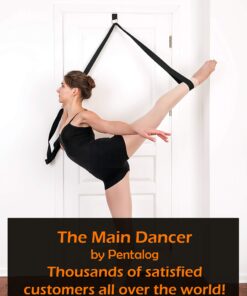 The Main Dancer - Stretch Band - to Improve Leg Stretching - Perfect Home Equipment for Ballet, Dance and Gymnastic Exercise - Excellent Gift for Your Friends and Loved Ones - Made in Europe 17 81FeIwpyOL