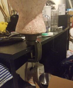 Teenitor Wig Mannequin Head Stand, 2 Pack Cosmetology Manikin Stand Mannequin Head Holder Clamp Black Wig Stand Holder 44 81FhXdMjjL