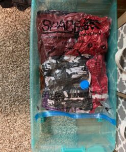 Spacesaver Variety 12pk - Space Saver Vacuum Storage Bags Save 80% Clothes Storage Space - Vacuum Seal Bags for Clothing, Comforters, Bedding - Compression Seal for Closet Storage - Pump for Travel 12 Pack 58 81FiGkxiOjL