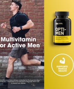Optimum Nutrition Opti-Men, Vitamin C, Zinc and Vitamin D, E, B12 for Immune Support Mens Daily Multivitamin Supplement, 150 Count (Packaging May Vary) Unflavored 150 Count (Pack of 1) 23 81FiPj6uTnL