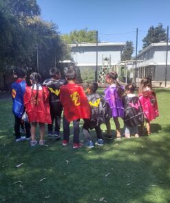 RioRand Kids Dress Up 5PCS Superhero Capes Set and Slap Bracelets for Boys Costumes Birthday Party Gifts 33 81FkPoCT2jL