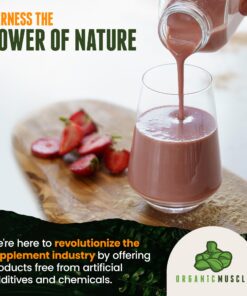 Organic Muscle Superfood Pre Workout Powder for Men & Women, Lemon Berry - USDA Organic Preworkout Supplement for Endurance - Vegan, Natural, Plant-Based, & Low Caffeine Pre-Workout Energy Powder Large (Pack of 1) 24 81FkRd dFlL