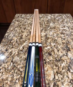 Set of 4 Pool Cues New 58" Billiard House Bar Pool Cue Sticks SET15~18 21 81FlXZGu3JL