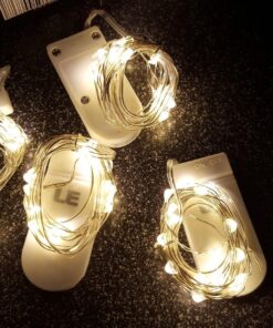 Lighting EVER Fairy Lights Battery Operated 20 LED Mini String Lights, Small Pixie Lights for Mason Jars, Crafts, DIY Wedding Party Centerpieces, Bedroom Wall Vines Holiday Garland, 8 Pack Pack of 8 Units 47 81FlprtSkVL