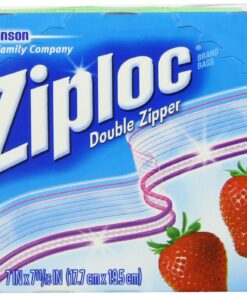 Alternative view of Ziploc Storage Bags with New Grip 'n Seal Technology, For Food, Sandwich, Organization and More, Smart Zipper Plus Seal, Quart, 3 pack, 150 count