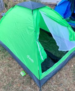 yodo Lightweight 2 Person Camping Backpacking Tent with Carry Bag, Multi Small package -Green 48 81FoPWZMeQL