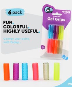 Pencil Grips, Gel Pencil Cushion Grips for Adults w/Arthritis, Preschool & Toddlers, Comfort Writing Pencil Grippers for Kids Handwriting, 6 Pack- by Enday 11 81FpcOXxdL