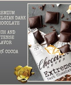 Alternative view of Chocolove Extreme Dark Chocolate Bars | 88% Cocoa | Rich and Intense Flavor | Made with Premium Belgium Dark Chocolate | Non-GMO & Gluten-Free, 3.2 oz Bar (12 Pack) 12