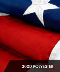 G128 American USA Flag | 5x8 Ft | ToughWeave Series Embroidered 300D Polyester | Country Flag, Embroidered Stars, Sewn Stripes, Indoor/Outdoor, Brass Grommets 24 81FpuxSTj0L