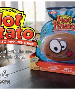 ALEX Toys Ideal Hot Potato Electronic Musical Passing Kids Party Game, Don’t Get Caught With the Spud When the Music Stops! Ages 4+, 2-6 Players, Brown 20 81Fr0eZ2ImS