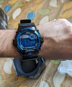 Casio Men's G8900A-1CR G-Shock Black and Blue Resin Digital Sport Watch 32 81Fr7aSdfRL