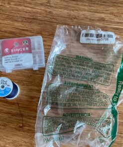 SINGER 06543 Class 15J Bobbins, Transparent, 12-Count 1 Count (Pack of 1) 18 81Fs6J8EA8L