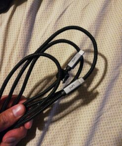 uni 100W USB C to USB C Cable 10ft, USBC to USBC Cable PD Fast Charging Cable, USB C Charger Cable (5A 20V) Compatible with iPhone15/Pro/Plus/ProMax, MacBook Air/Pro, iPad Pro, Samsung Galaxy S23 Grey 1 39 81FsRbOoDGL