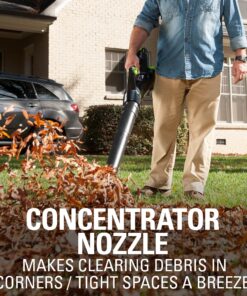 Greenworks 40V (110 MPH / 390 CFM) Cordless Axial Blower, 3.0Ah Battery and Charger Included LB-390 3Ah Battery and Charger 16 81FsSFO0ObS