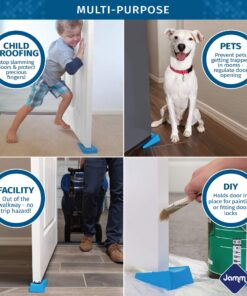 Jamm Door Stopper | Door Stop Wedge Holds Doors Open in Both Directions | Premium Non Rubber Non Slip Hardware | Standard Size | Honey Beige - 1 Pack 16 81FseFGhUBL 1