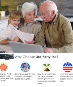 Alternative view of Limeink Black Compatible High Yield Laser Toner Cartridge Replacement for Xerox Phaser 3052 3260 Phaser 3260DI 3260DNI WorkCentre 3215 WorkCenter 3215NI 3225 3225DNI Work Centre Center Printer Ink