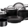 Circulon Infinite Milkpan, Saucepan and Frypan Set of 6 Non-Stick - Stainless Steel lids - Hard Anodized Aluminium Cookware – Induction, Oven and Dishwasher Safe